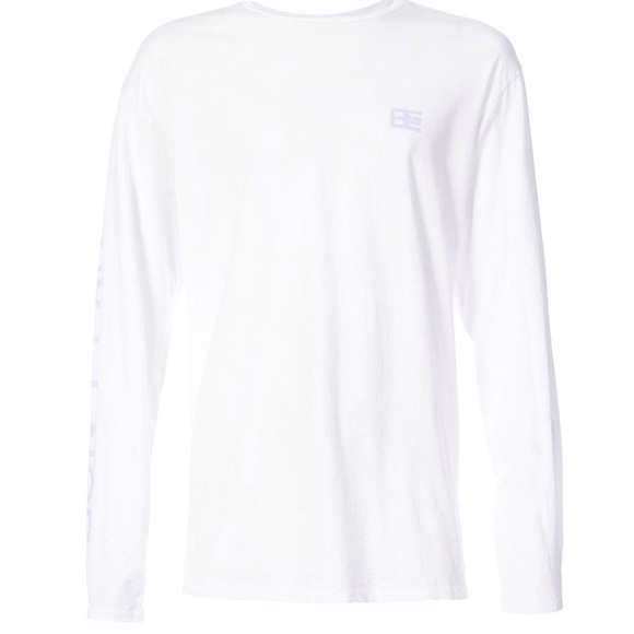 BAJA EAST Logo Long Sleeved White T-shirt - Picture 1 of 11
